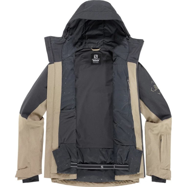 Chaquetas De Esquí Salomon Untracked Insulated Hombre Negros Beige | MX UIHX412